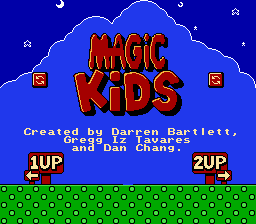 Magic Kids Title Screen